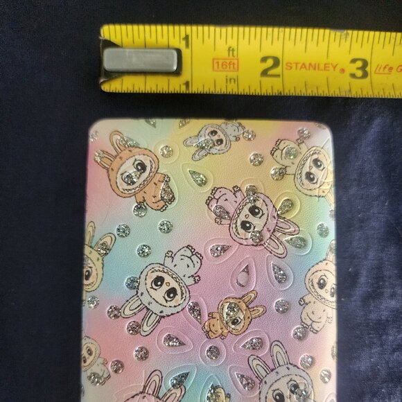 Labubu Monster makeup compact or pocket mirror with crystals NEW 3.5x2.5 inches - Picture 5 of 5